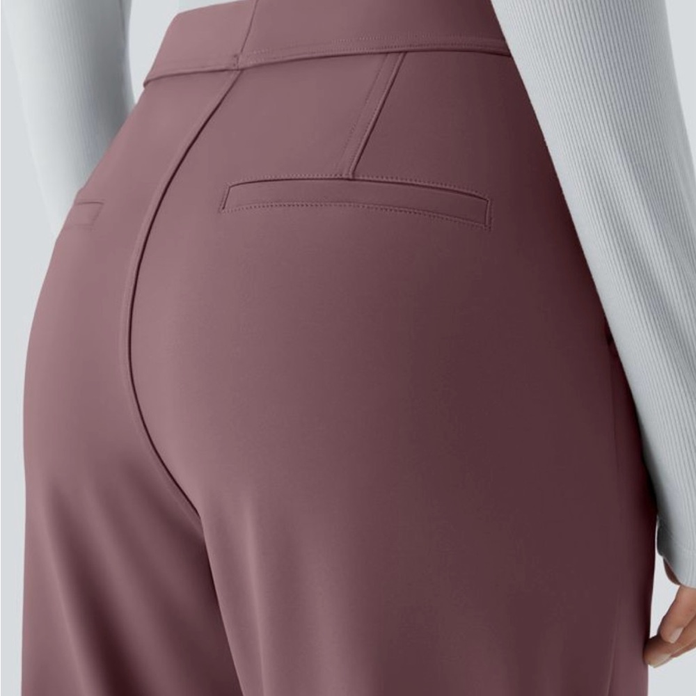 Halara Mauve Women's Flare Leg Pants Size XS - Picture 4 of 7